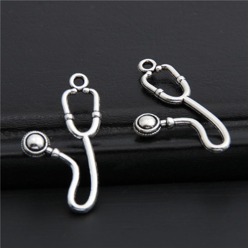 Handmade Bracelet Necklace Jewelry Accessories Alloy Medical Stethoscope